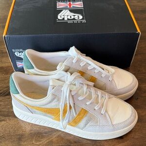 Gola Superslam Blaze Gold Sun Evergreen Metallic size 8.5 39.5 women’s